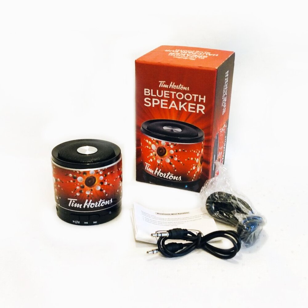 Tim Hortons Mini Blue Tooth Speaker-NIB